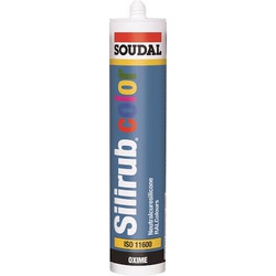 SOUDAL SILIRUB COLOR RAL 7016 300ML (GREY)