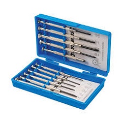 SCREWDRIVER SET 11PC JEWELLERS SILVERLINE