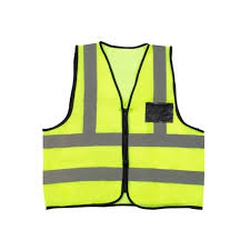 REFLECTOR VEST WITH POCKET & ZIP PROTECTA