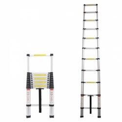 Single straight telescopic ladder
