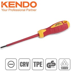 SCREWDRIVER FLAT VDE 1000V KENDO