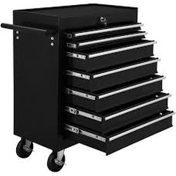 ROLLER CABINET 7 DRAWERS MT BLACK ANTI-LOCK EE-TC07 EAE