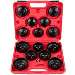 OIL FILTER WRENCH CUP TYPE SET 1/2' 14 PCS BIG RED