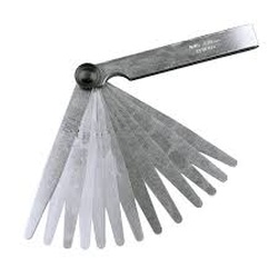 FEELER GAUGE 0.05-1.0MM 13 PCS LEAVES SILVERLINE