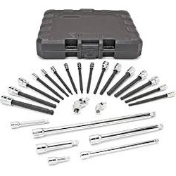 SOCKET ACCESSORY SET 1/4" DR & 3/8" 24PC CRAFTMAN