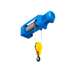 SH MODEL WIREROPE HOIST WITH TROLLEY, FOOT MOUNTED