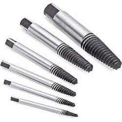 SCREW EXTRACTOR SET 6 PCS (1-2-3-4-5-6 )