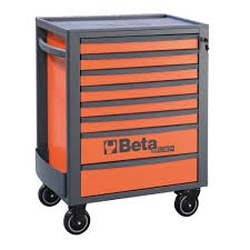 ROLLER CABINET 8 DRAWERS MT ORANGE ANTI-TILT BETA