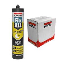 SOUDAL FIX ALL TURBO 290ML WHITE (12/box)