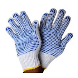 COTTON DOTTED GLOVES