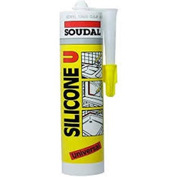 SOUDAL SILICONE U BLACK 280ML (24/box)