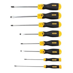 SCREWDRIVER SET 8PC CUSHION GRIP STANLEY