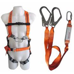 SAFETY HARNESS FULL BODY PADDED WITH ROPE & HOOK PROTECTA