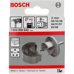 HOLESAW SET CUTTER 8PC 25MM TO 68MM BOSCH