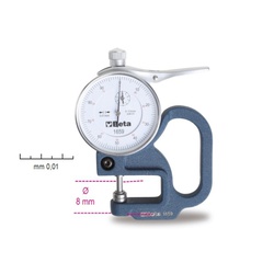 THICKNESS GAUGE WITH DIAL INDICATOR 0.01MM BETA