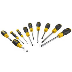 SCREWDRIVER SET 10PC CUSHION GRIP FL/PH STANLEY