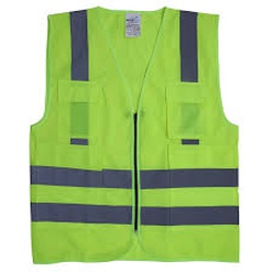 REFLECTOR VEST WITH POCKET & ZIP VAULTEX JMA