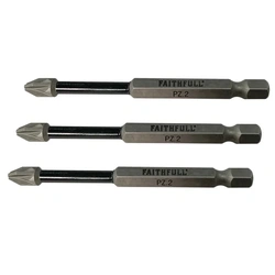 SCREWDRIVER BIT PACK 3PC PZ 2