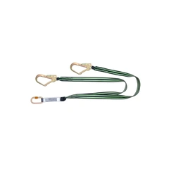 DOUBLE LANYARD WITH SHOCK ABSORBER 1.8 MTR SL25100 KARAM