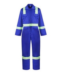 OVERALL TETREX BLUE WITH REFLECTIVE STRIPS M