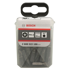 SCREWDRIVER BIT PH2 25MM(TICTAC BOX) 25 PCS