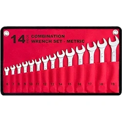 COMBINATION SET RATCHET WRENCH 8-19 MM 8 PCS EASTMAN