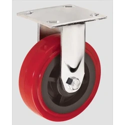 CASTER 6" H/DUTY RED FIXED PRPF-06 (PUFR-06)