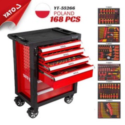 Yato 168pcs Roller Cabinet with Insulated Tools